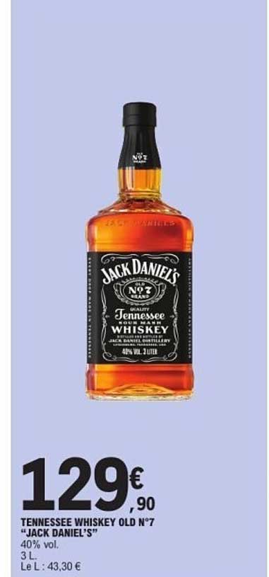 TENNESSEE WHISKEY OLD N°7 "JACK DANIEL'S"