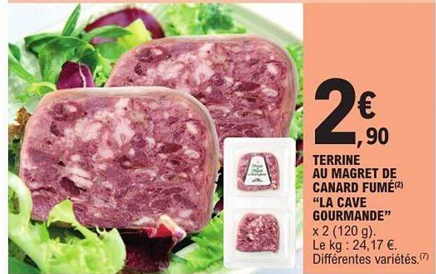 TERRINE AU MAGRET DE CANARD FUMÉ “LA CAVE GOURMANDE”
