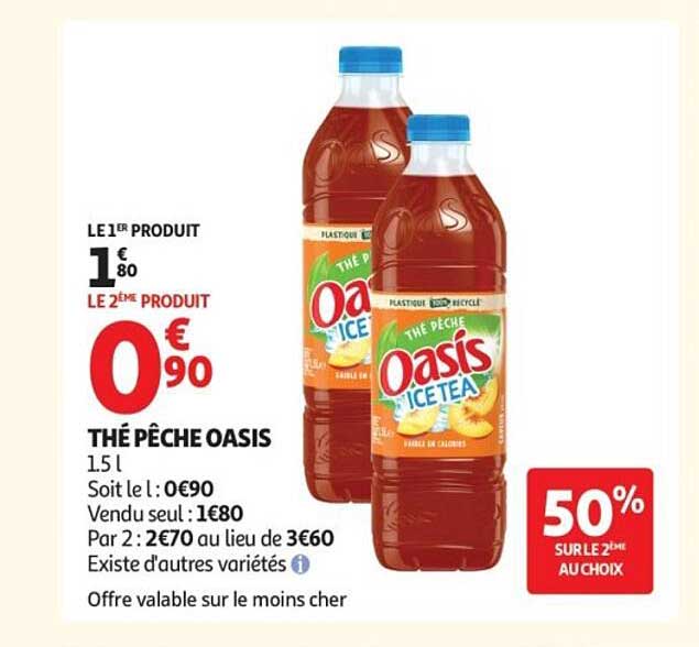 THÉ PÊCHE OASIS