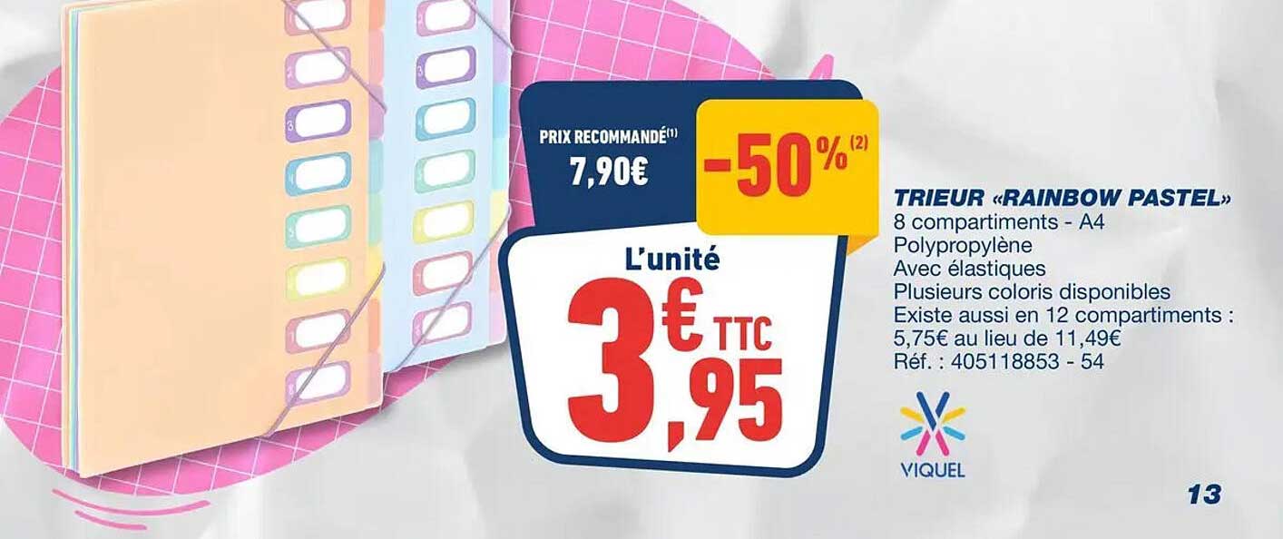 TRIEUR «RAINBOW PASTEL»