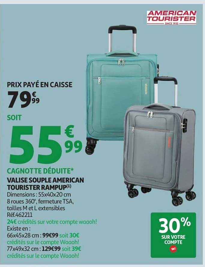 VALISE SOUPLE AMERICAN TOURISTER RAMPUP(1)
