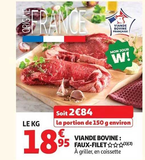 VIANDE BOVINE : FAUX-FILET