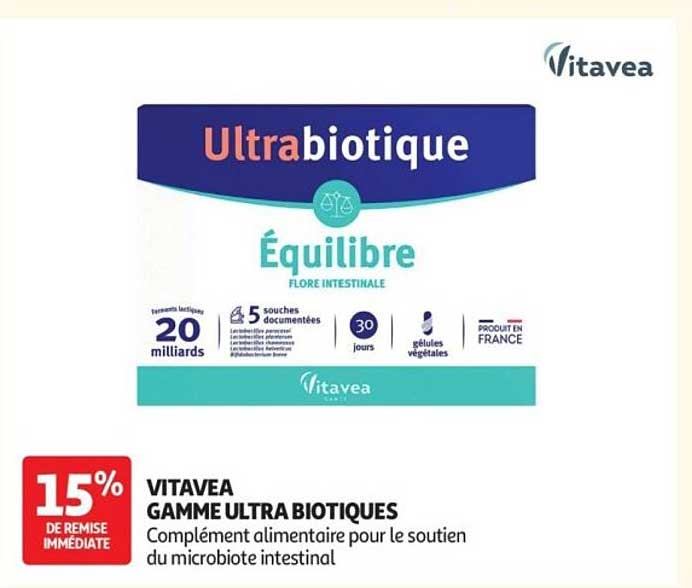VITAVEA GAMME ULTRABIOTIQUES