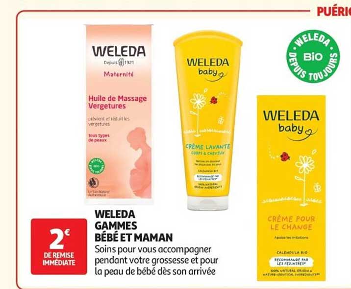 WELEDA GAMMES BÉBÉ ET MAMAN