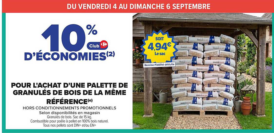 10% D’ÉCONOMIES