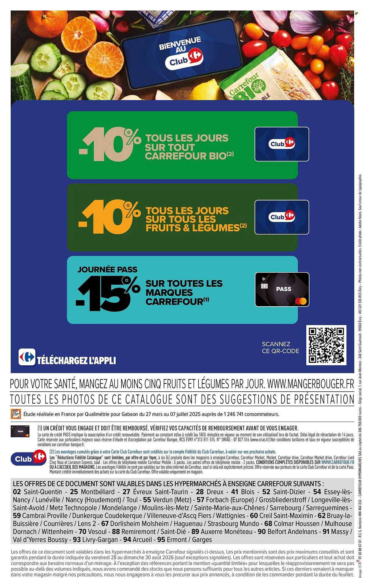 -10% TOUS LES JOURS SUR TOUT CARREFOUR BIO