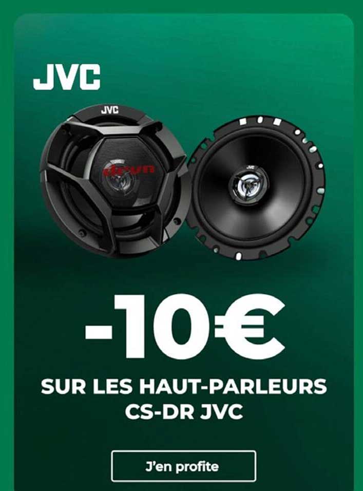 -10€ SUR LES HAUT-PARLEURS CS-DR JVC