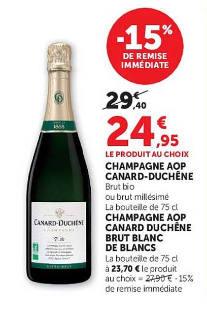 -15% DE REMISE IMMÉDIATE