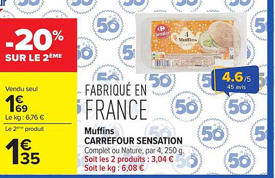 -20% SUR LE 2ÈME