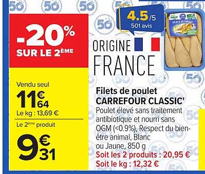 -20% SUR LE 2ÈME