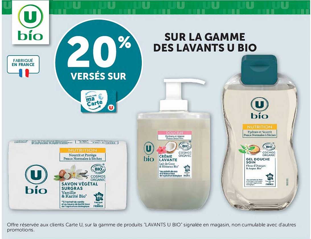 20% VERSÉS SUR
