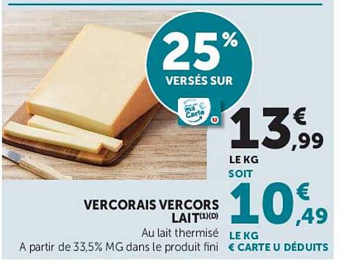 25% VERSÉS SUR