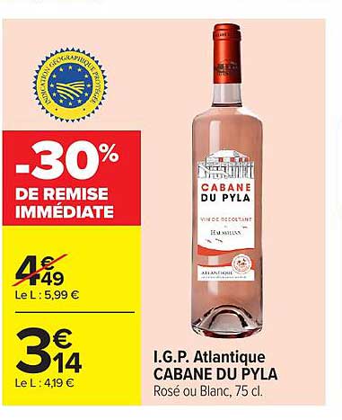 -30% DE REMISE IMMÉDIATE