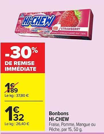 -30% DE REMISE IMMÉDIATE