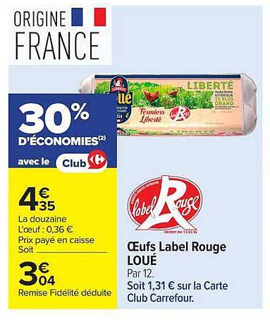 30% D'ÉCONOMIES avec le Club Carrefour