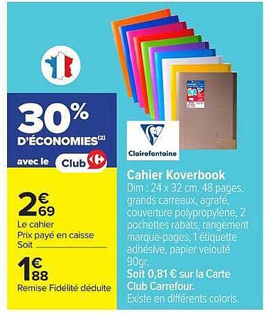 30% D'ÉCONOMIES avec le Club Carrefour