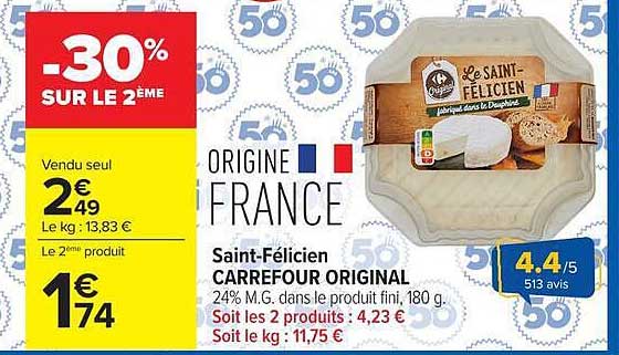 -30% SUR LE 2ÈME