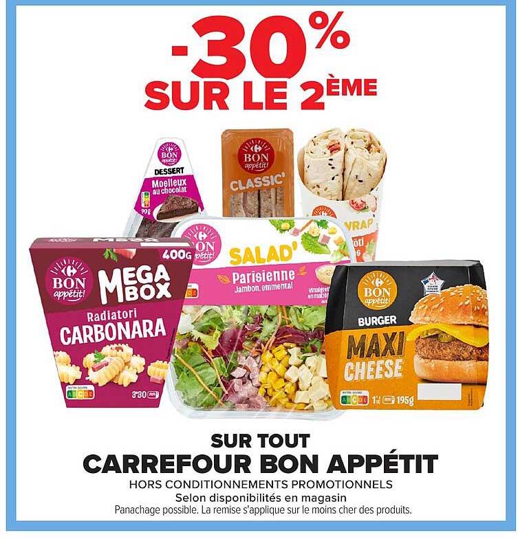 -30% SUR LE 2ÈME