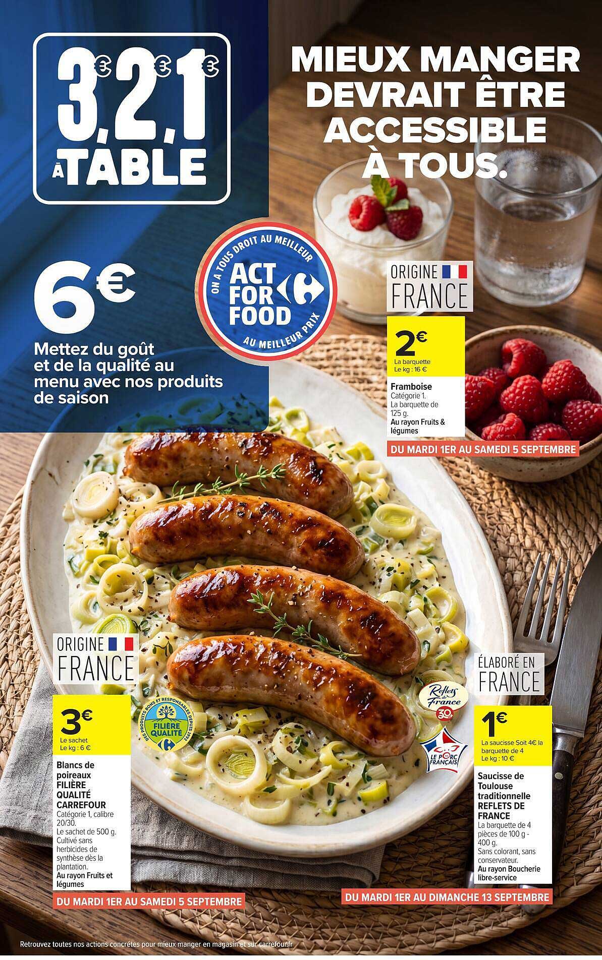 3,2,1 À TABLE