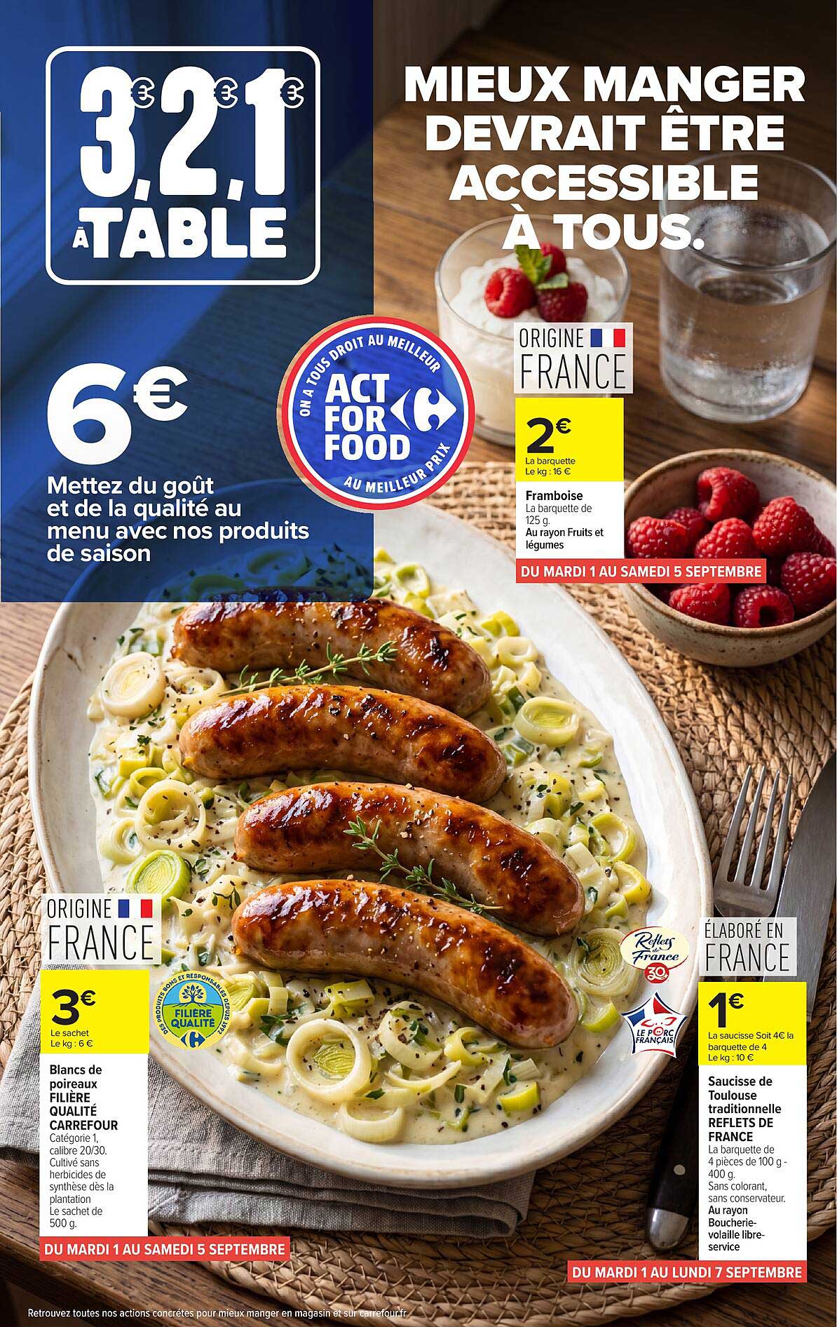 3,2,1 À TABLE