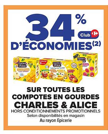 34% D'ÉCONOMIES(2) Club Carrefour