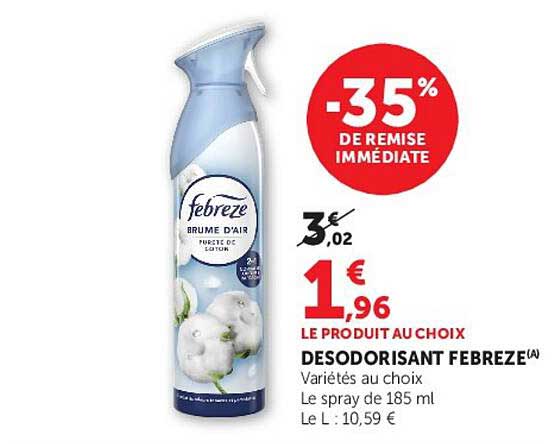 -35% DE REMISE IMMÉDIATE