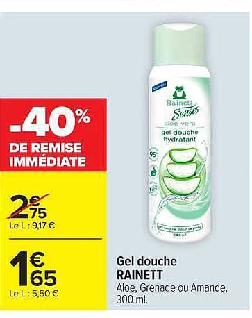 -40% DE REMISE IMMÉDIATE