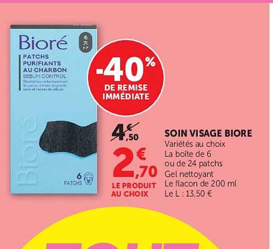 -40% DE REMISE IMMÉDIATE