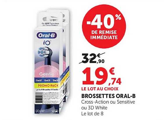 -40% DE REMISE IMMÉDIATE