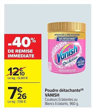 -40% DE REMISE IMMÉDIATE