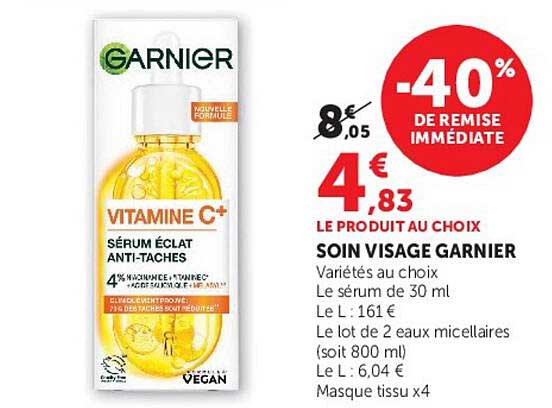 -40% DE REMISE IMMÉDIATE