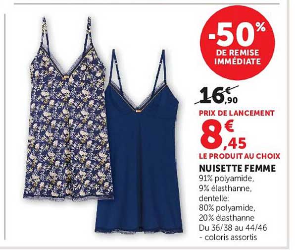 -50% DE REMISE IMMÉDIATE