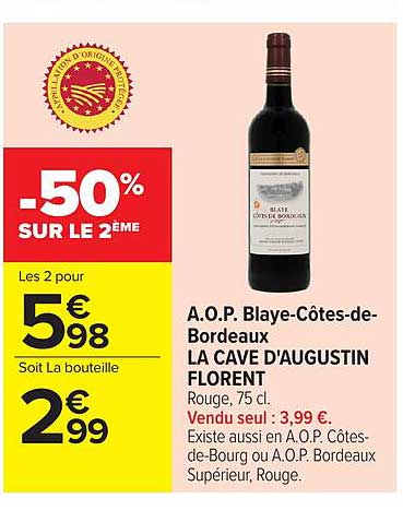 -50% SUR LE 2ÈME