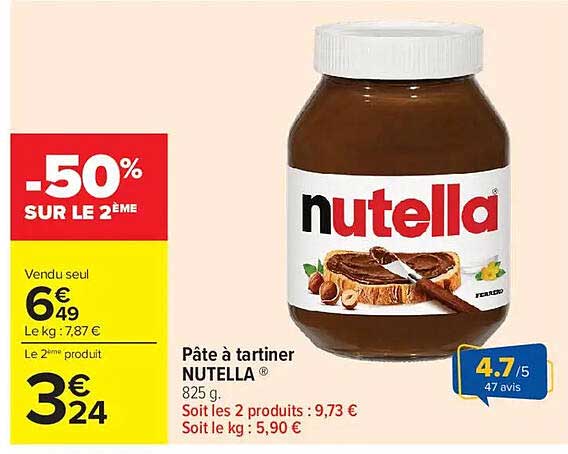-50% SUR LE 2ÈME