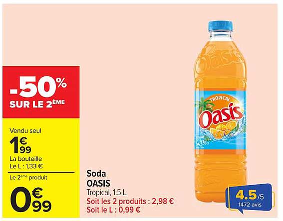 -50% SUR LE 2ÈME