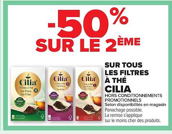 -50% SUR LE 2ÈME