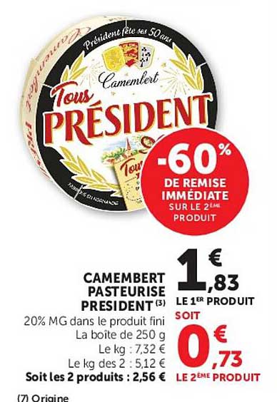 -60% DE REMISE IMMÉDIATE SUR LE 2ÈME PRODUIT