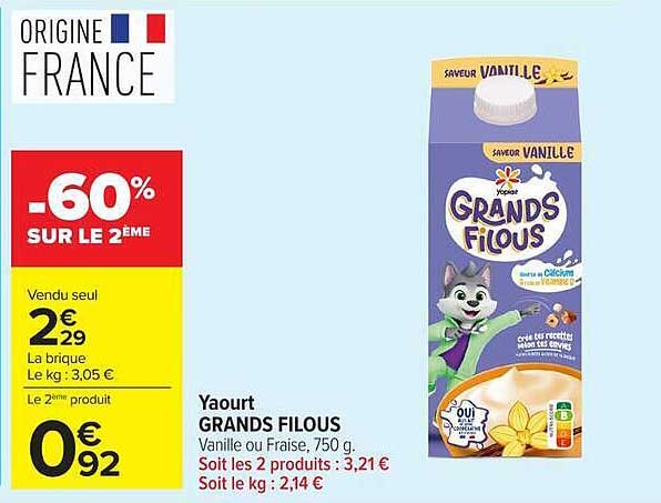 -60% SUR LE 2ÈME