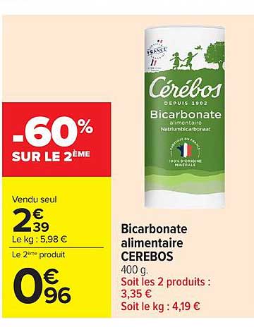 -60% SUR LE 2ÈME