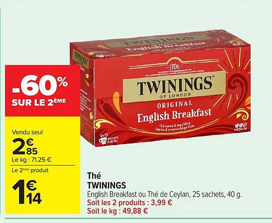-60% SUR LE 2ÈME
