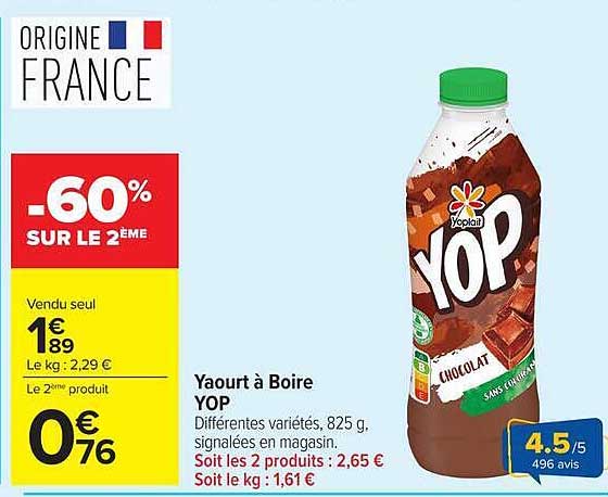 -60% SUR LE 2ÈME