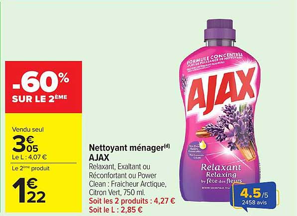 -60% SUR LE 2ÈME