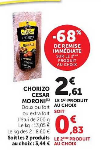 -68% DE REMISE IMMEDIATE SUR LE 2ÈME PRODUIT AU CHOIX