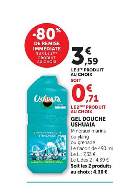 -80% DE REMISE IMMÉDIATE SUR LE 2ÈME PRODUIT AU CHOIX