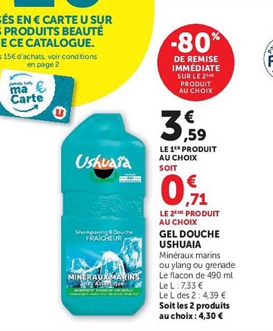 -80% DE REMISE IMMÉDIATE SUR LE 2ÈME PRODUIT AU CHOIX