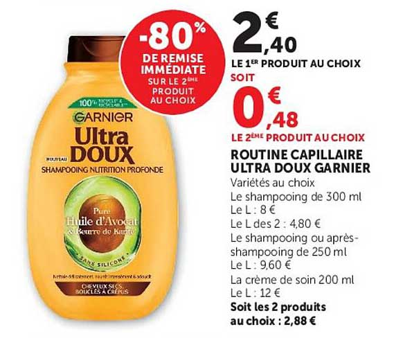 -80% DE REMISE IMMÉDIATE SUR LE 2ÈME PRODUIT AU CHOIX