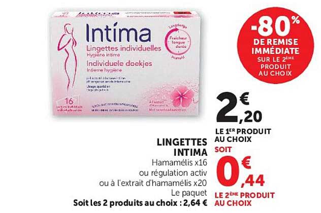 -80% DE REMISE IMMÉDIATE SUR LE 2ÈME PRODUIT AU CHOIX