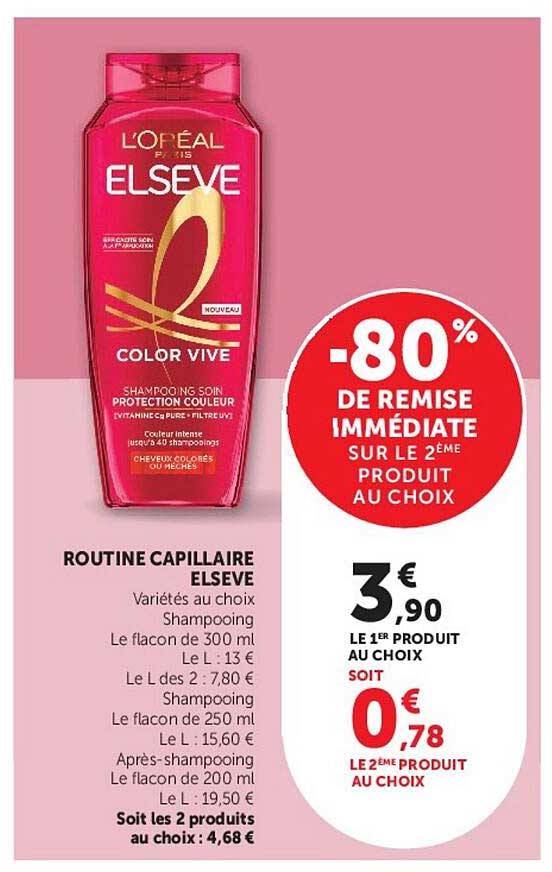 -80% DE REMISE IMMÉDIATE SUR LE 2ÈME PRODUIT AU CHOIX