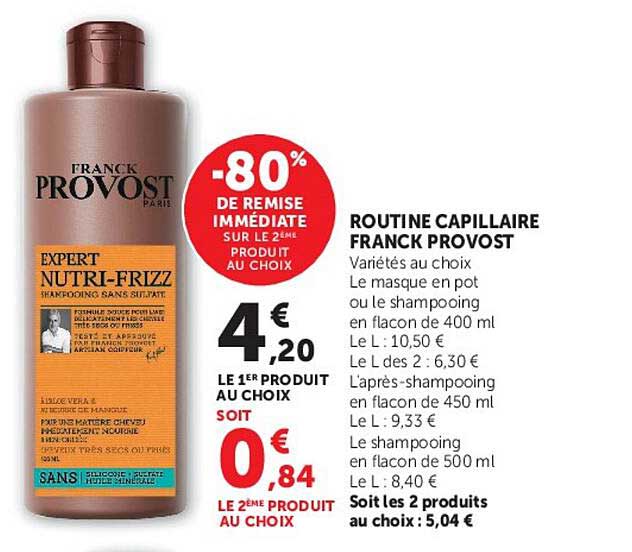 -80% DE REMISE IMMÉDIATE SUR LE 2ÈME PRODUIT AU CHOIX