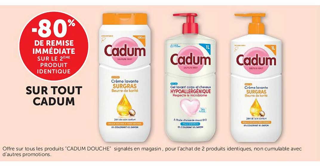 -80% DE REMISE IMMÉDIATE SUR LE 2ÈME PRODUIT IDENTIQUE